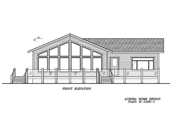 This 2 storey has a rear attached garage for an infill lot. | Edmonton Aurora Home Design Plan