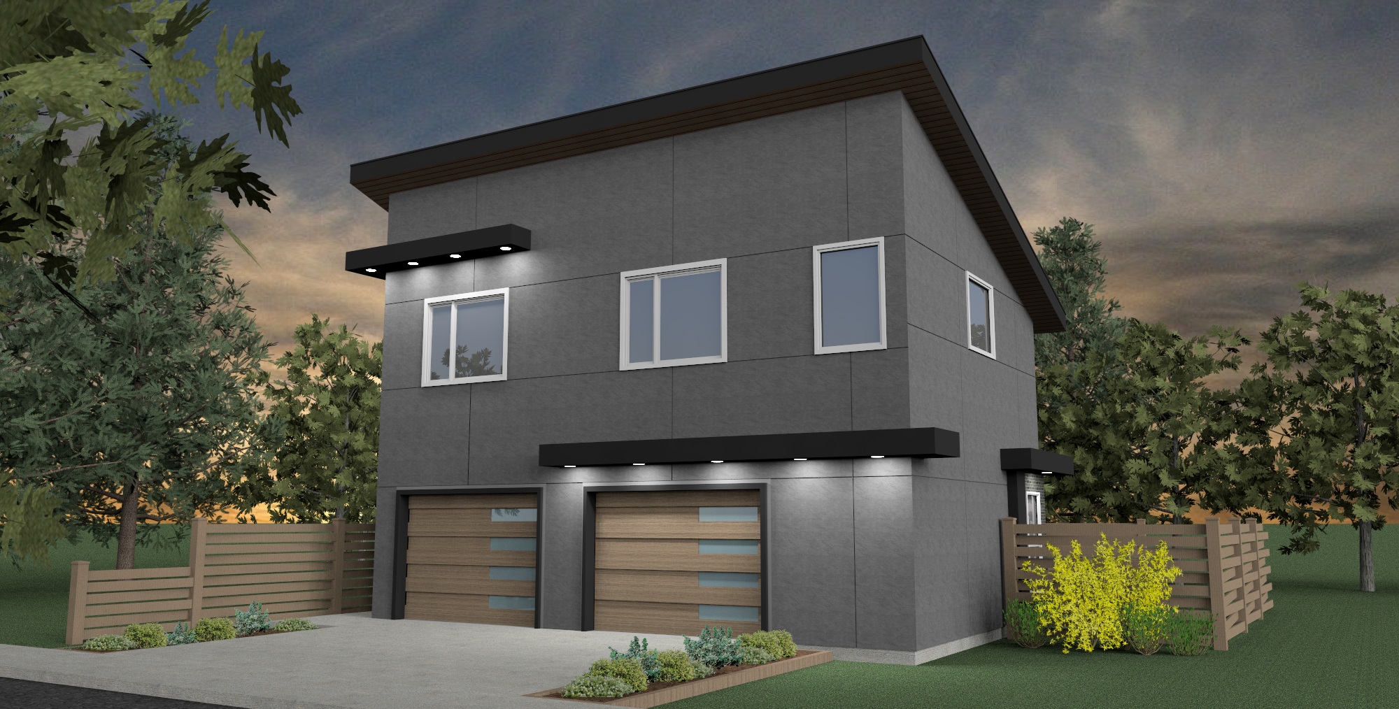 Modern Garage Suite with 2 Bedroom | Aurora Home Designs Edmonton