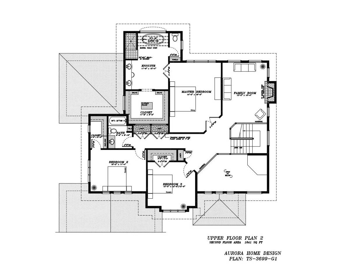 Estate open plan 2 Storey | Edmonton Aurora Home Design Plan